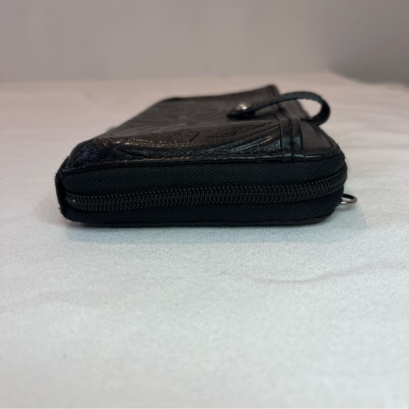 The Sak Embossed Black Leather Large Wallet - Picture 9 of 11